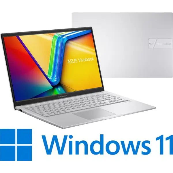 מחשב נייד 15.6 אינץ' אינטל אולטרה סדרה 1 אסוס Asus A1504VA-BQ024W VivoBook NB-X 15.6 Inch FHD Intel Core 5 120U 10 Cores 12MB Cache 5.0GHz 16GB DDR4 1TB NVMe Windows 11 Home