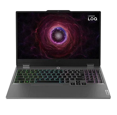 מחשב נייד לגיימרים 15.6 אינטל דור 13 לנובו Lenovo LOQ 115IRX9 83DV00T8IV Intel Core i5-13450HX 10Cores 20MB Cache 4.6GHz 15.6 Inch IPS Full HD 144Hz Nvidia RTX 4050 8GB GDDR6 6GB RAM SSD 1TB Nvme Windows 11 Home Luna Grey